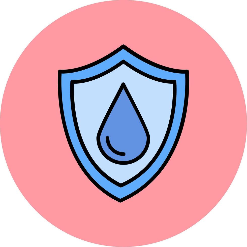 Wasser beständig Vektor Symbol