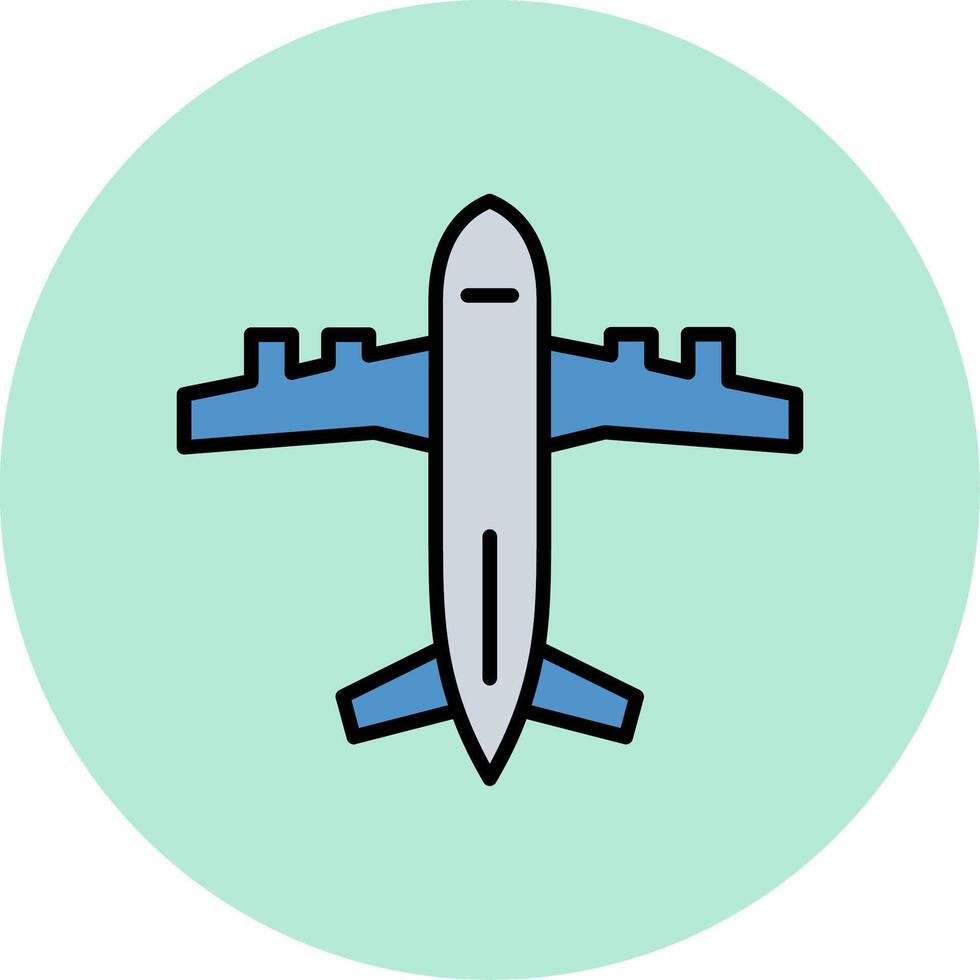 Flugzeug Vektor Symbol