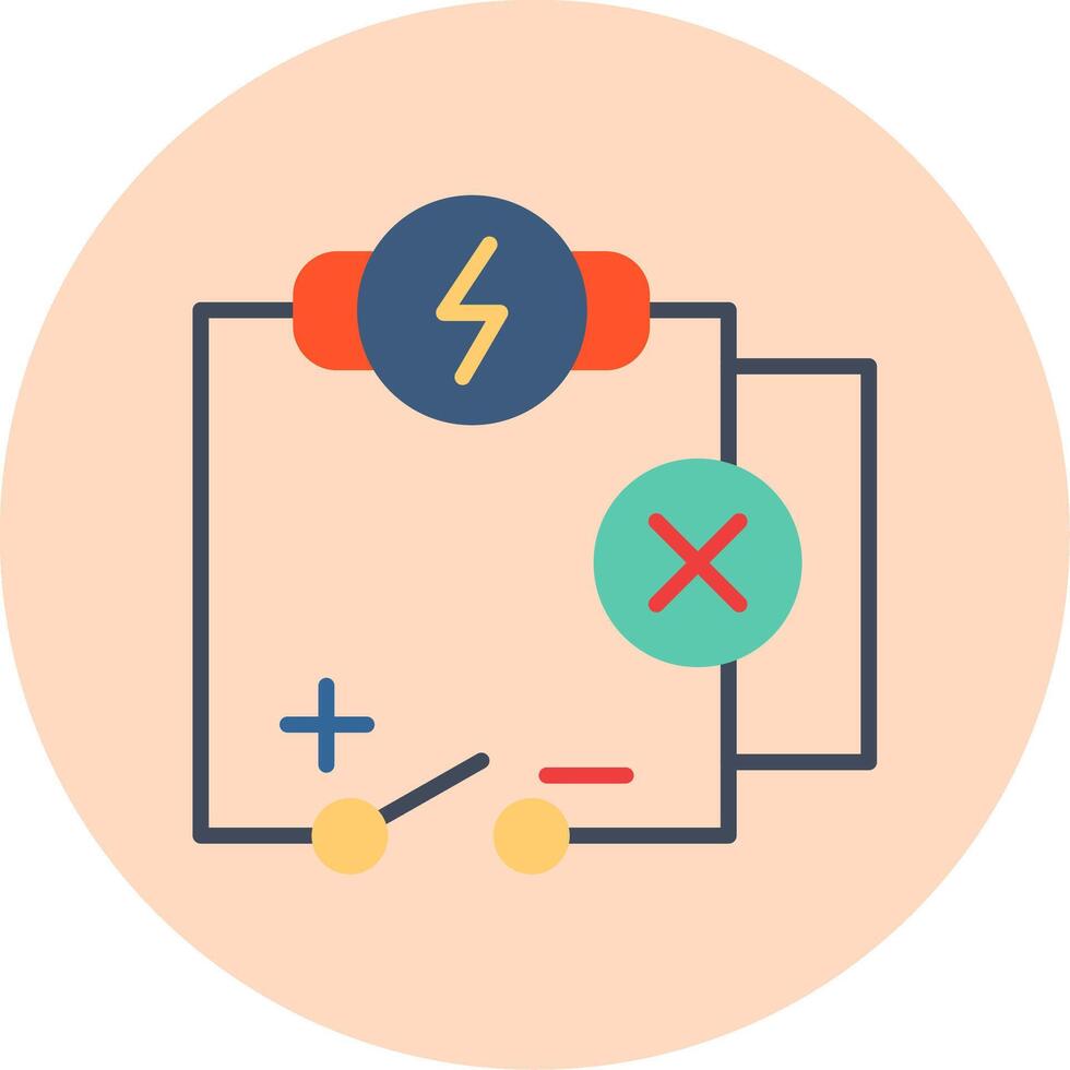 Vektorsymbol für Stromkreise vektor