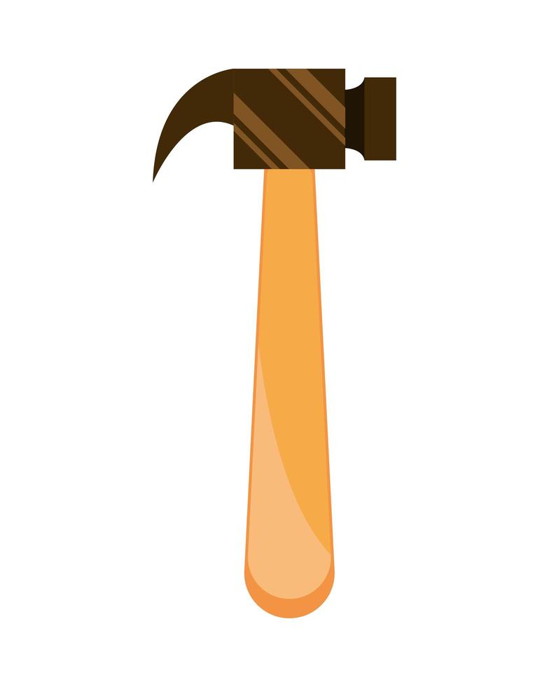 Hammerwerkzeug-Symbol vektor