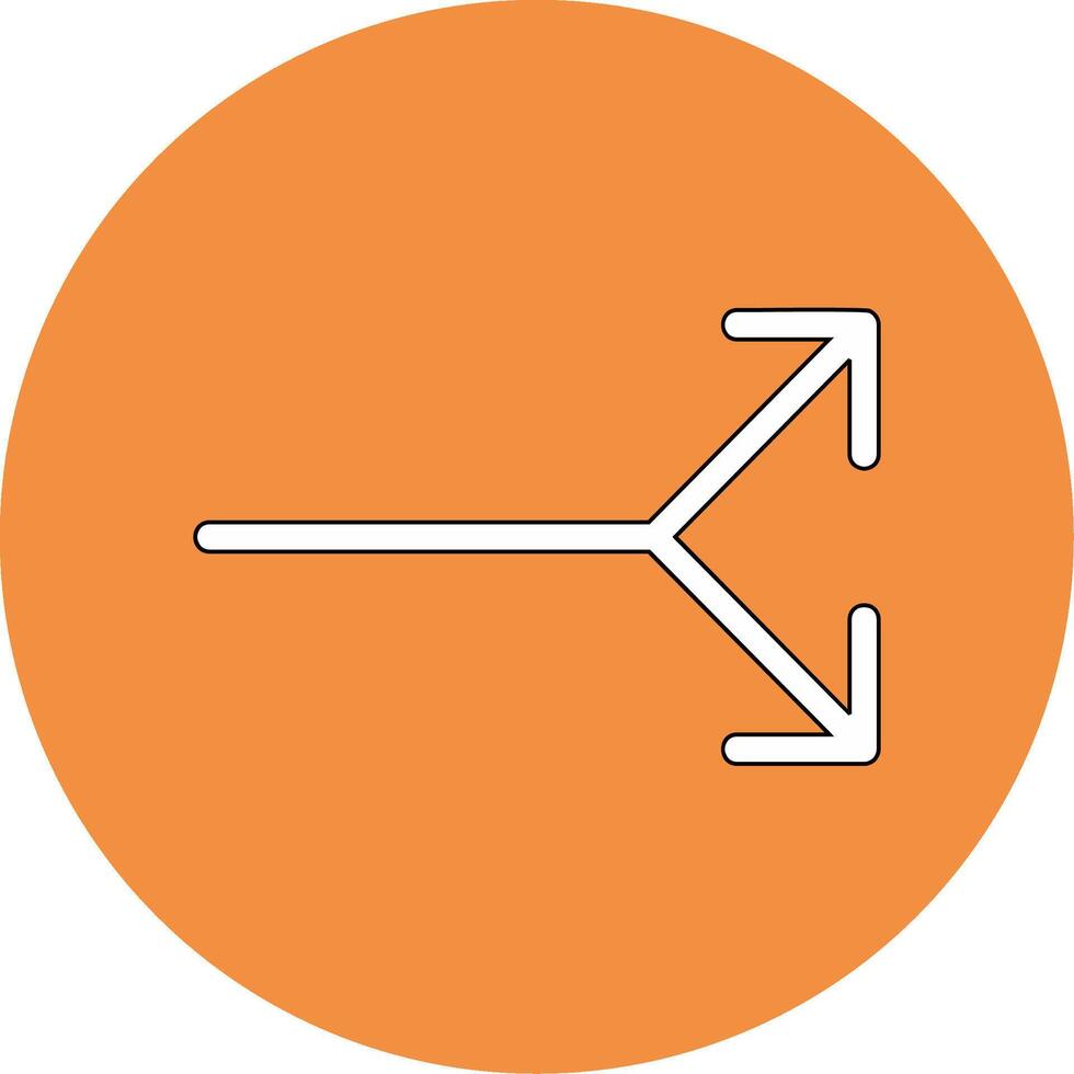 Teilt Vektor Symbol