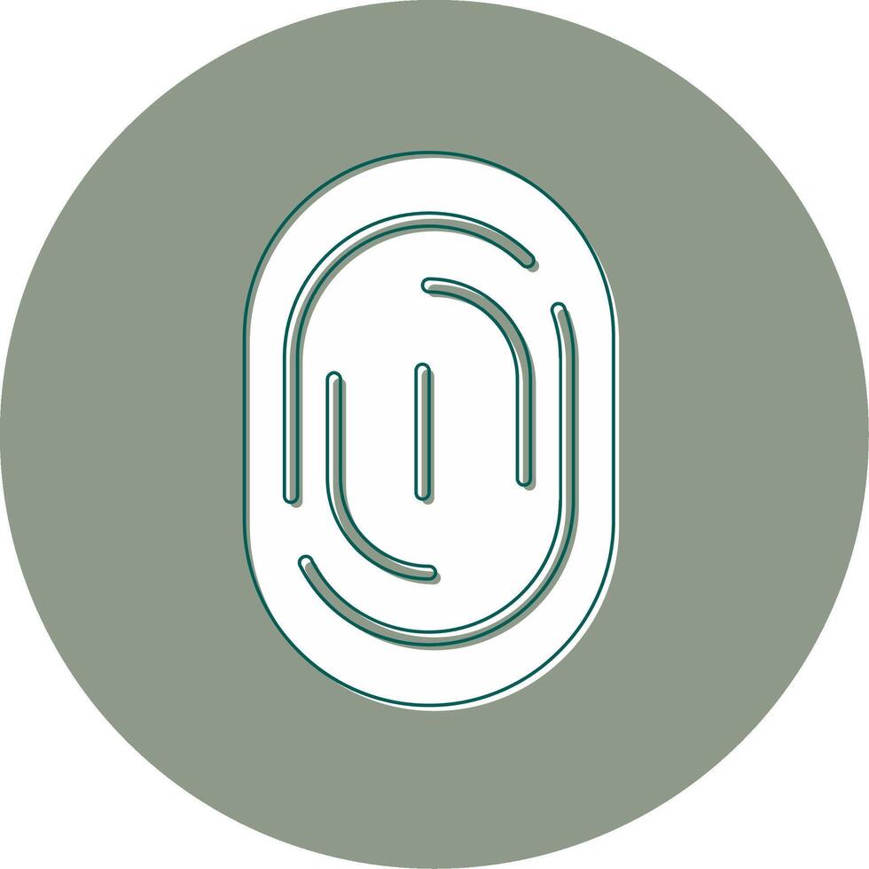 biometrisch Vektor Symbol