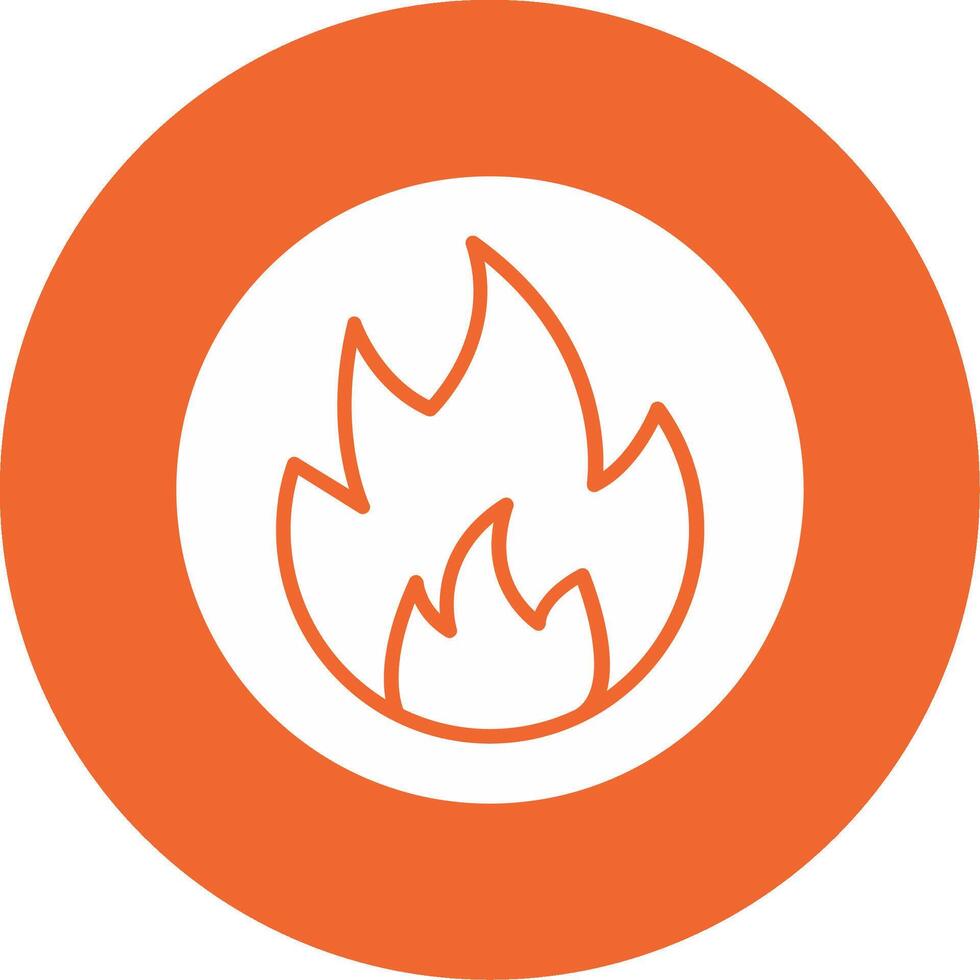 brandfarlig vektor ikon