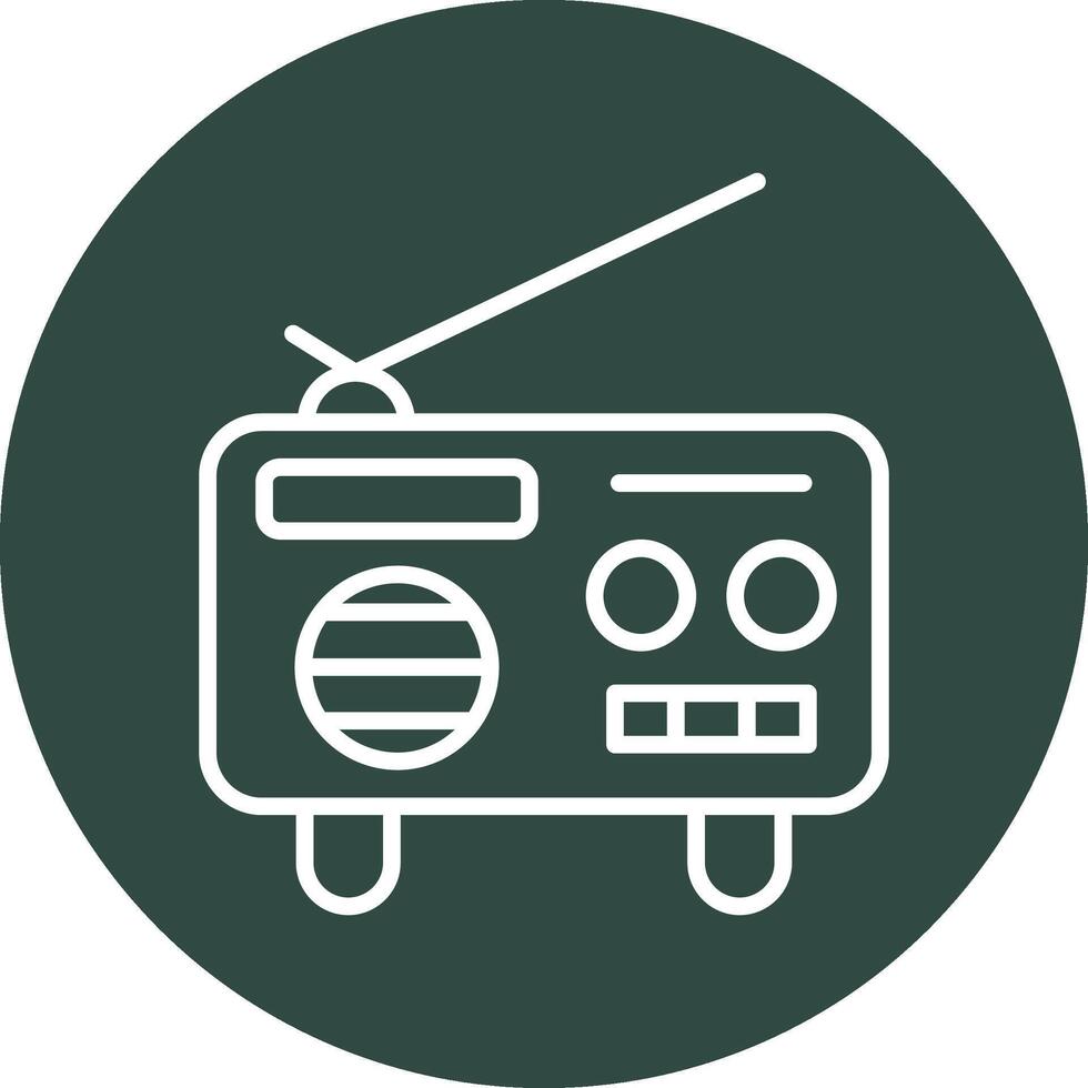 radio vektor ikon