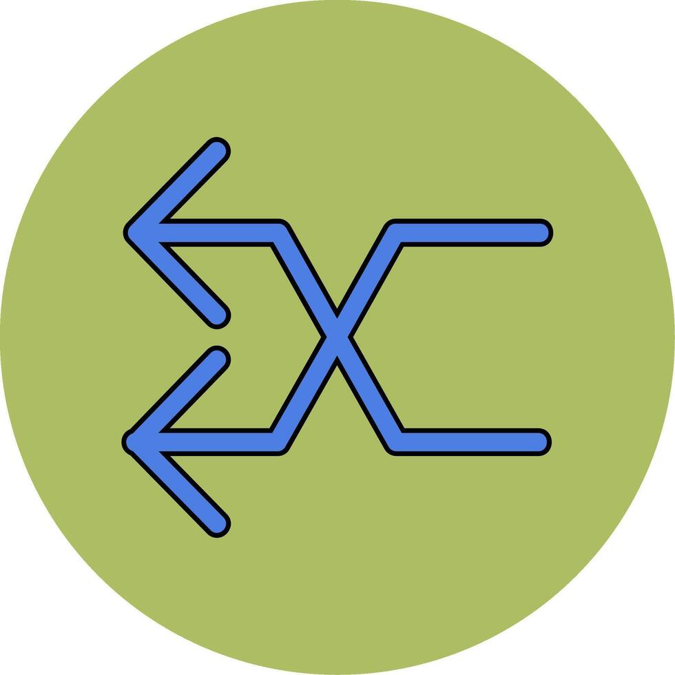 Shuffle-Vektor-Symbol vektor