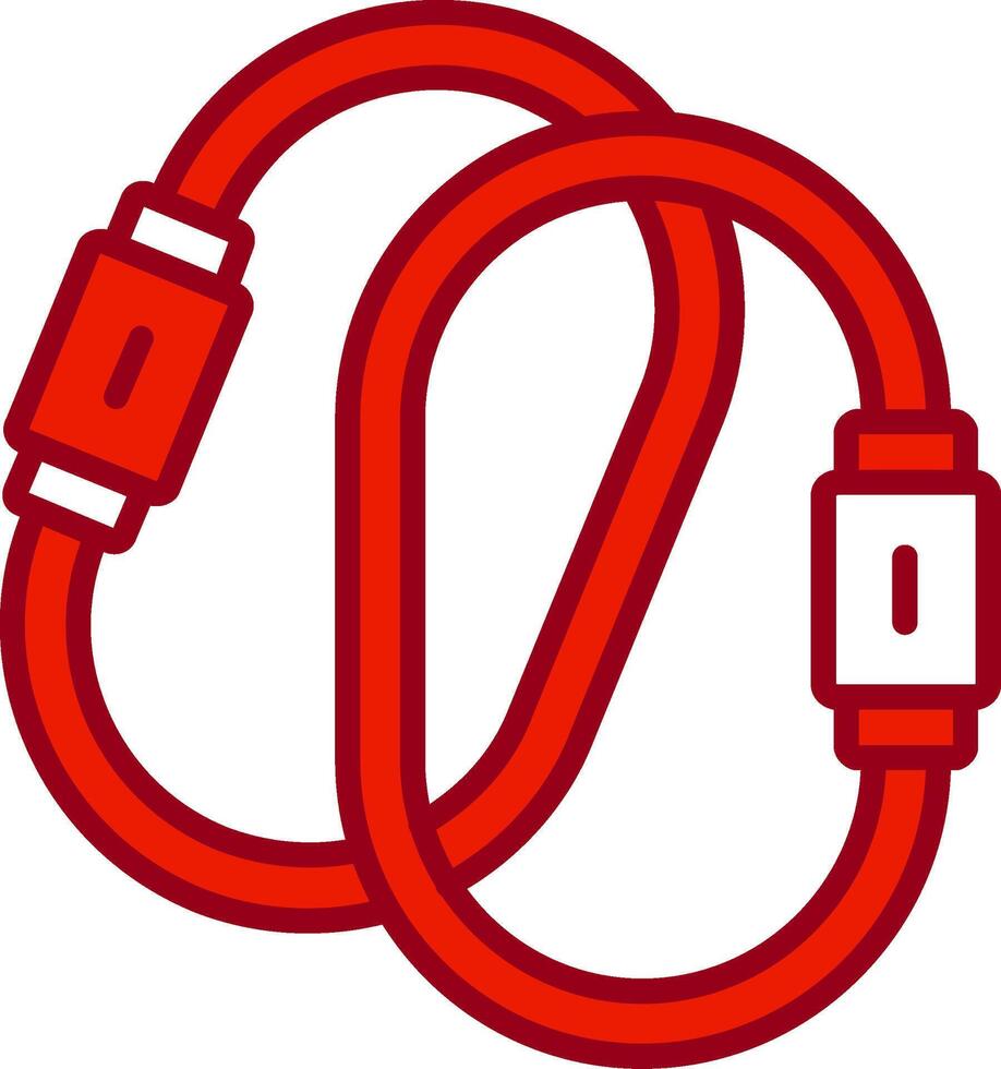 Karabiner-Vektor-Symbol vektor