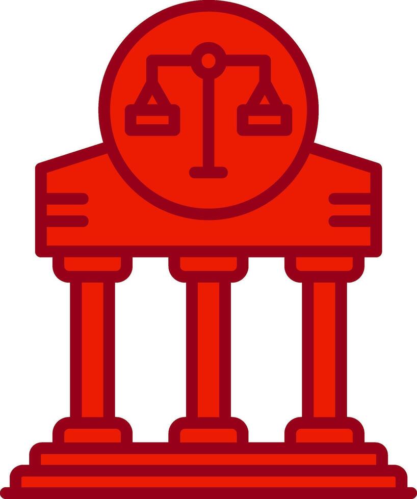 Court-Vektor-Symbol vektor