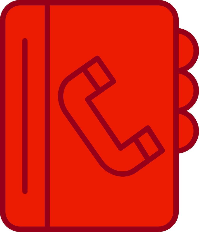 Telefonbuch Vektor Icon