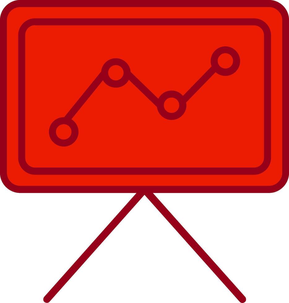 linje Diagram vektor ikon