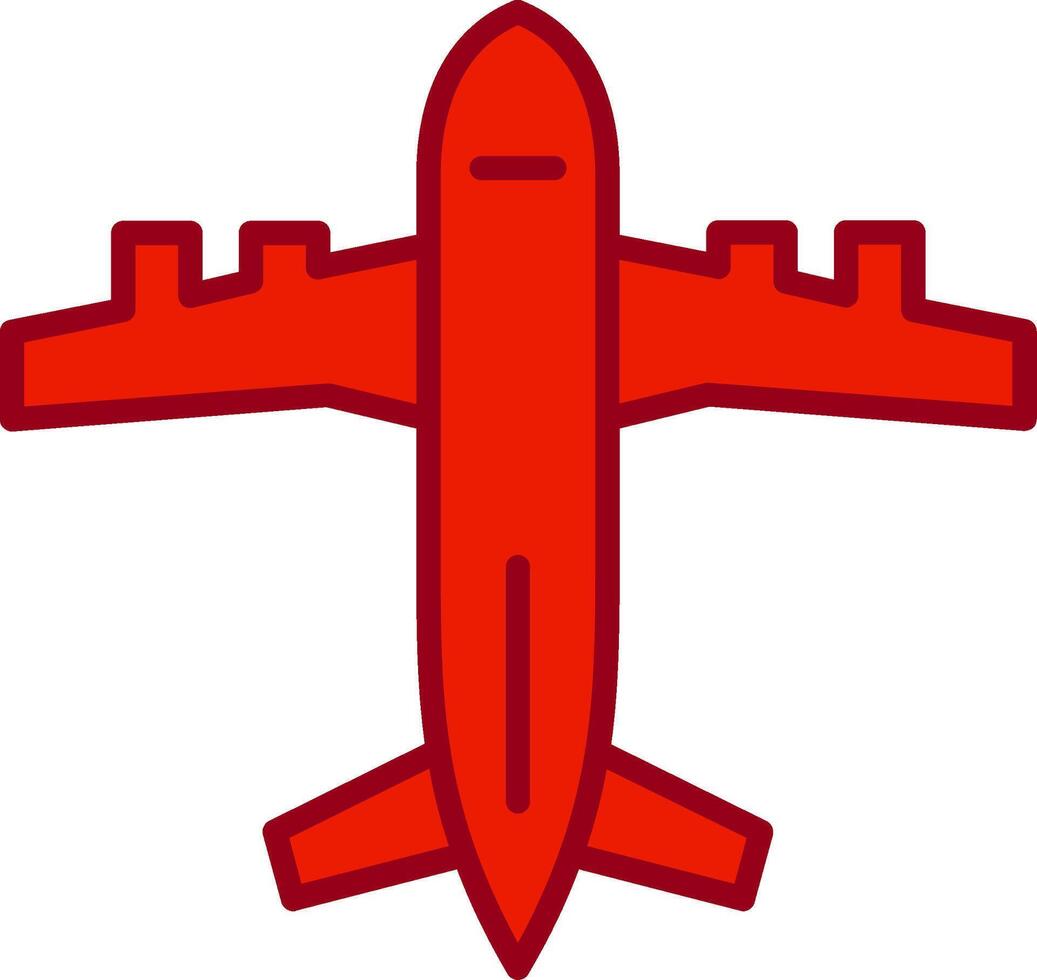 Flugzeug Vektor Symbol