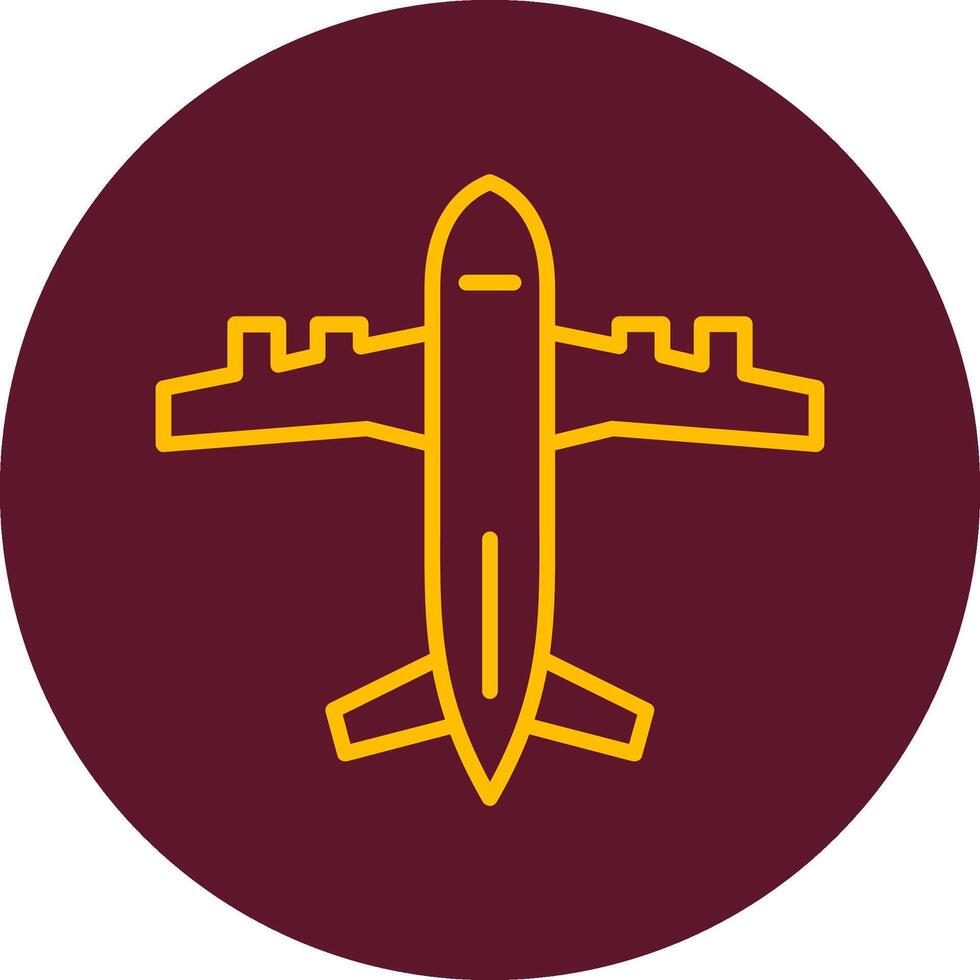 Flugzeug Vektor Symbol