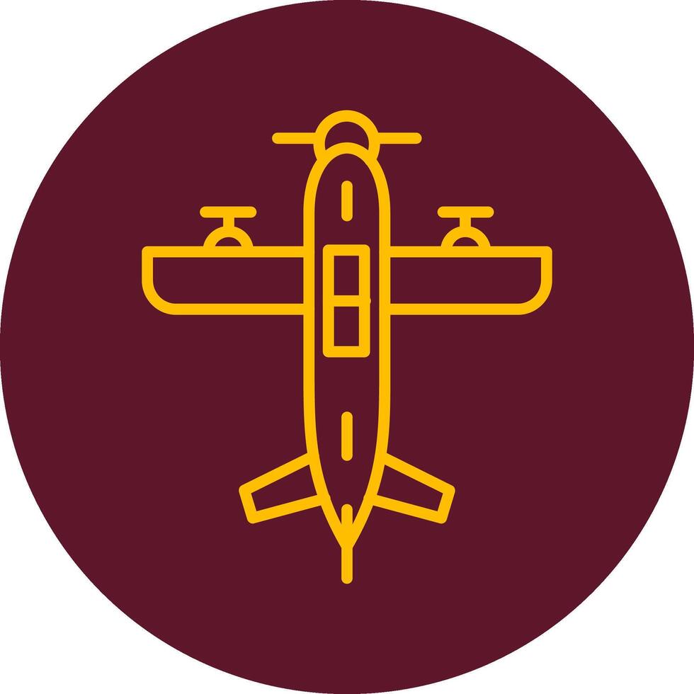 Wasserflugzeug Vektor Symbol