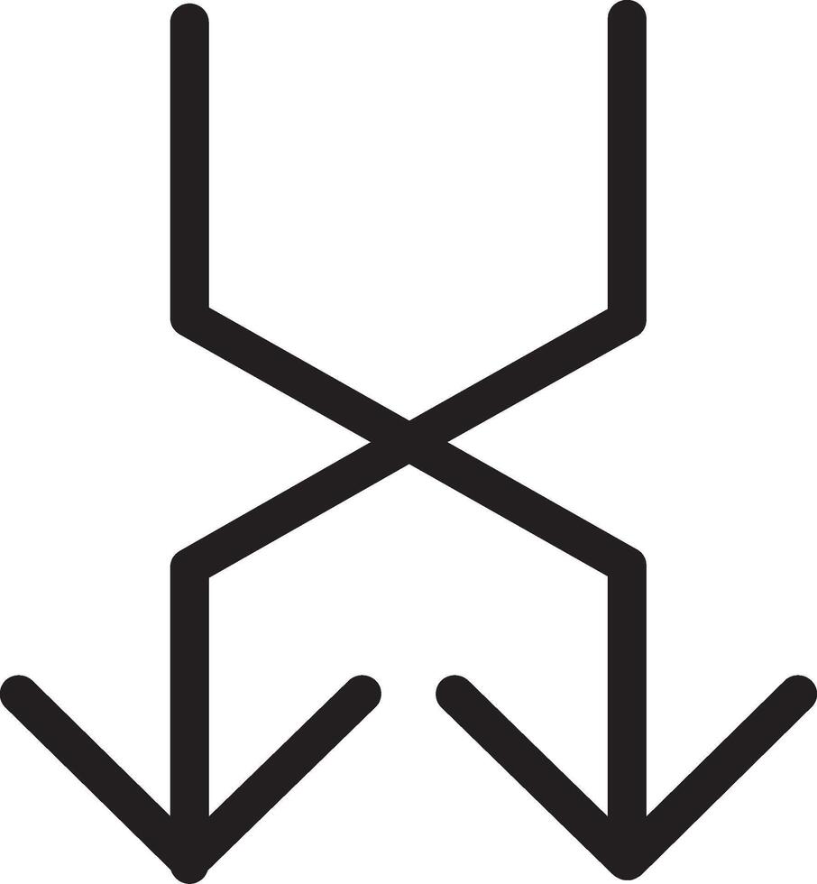 Shuffle-Vektor-Symbol vektor