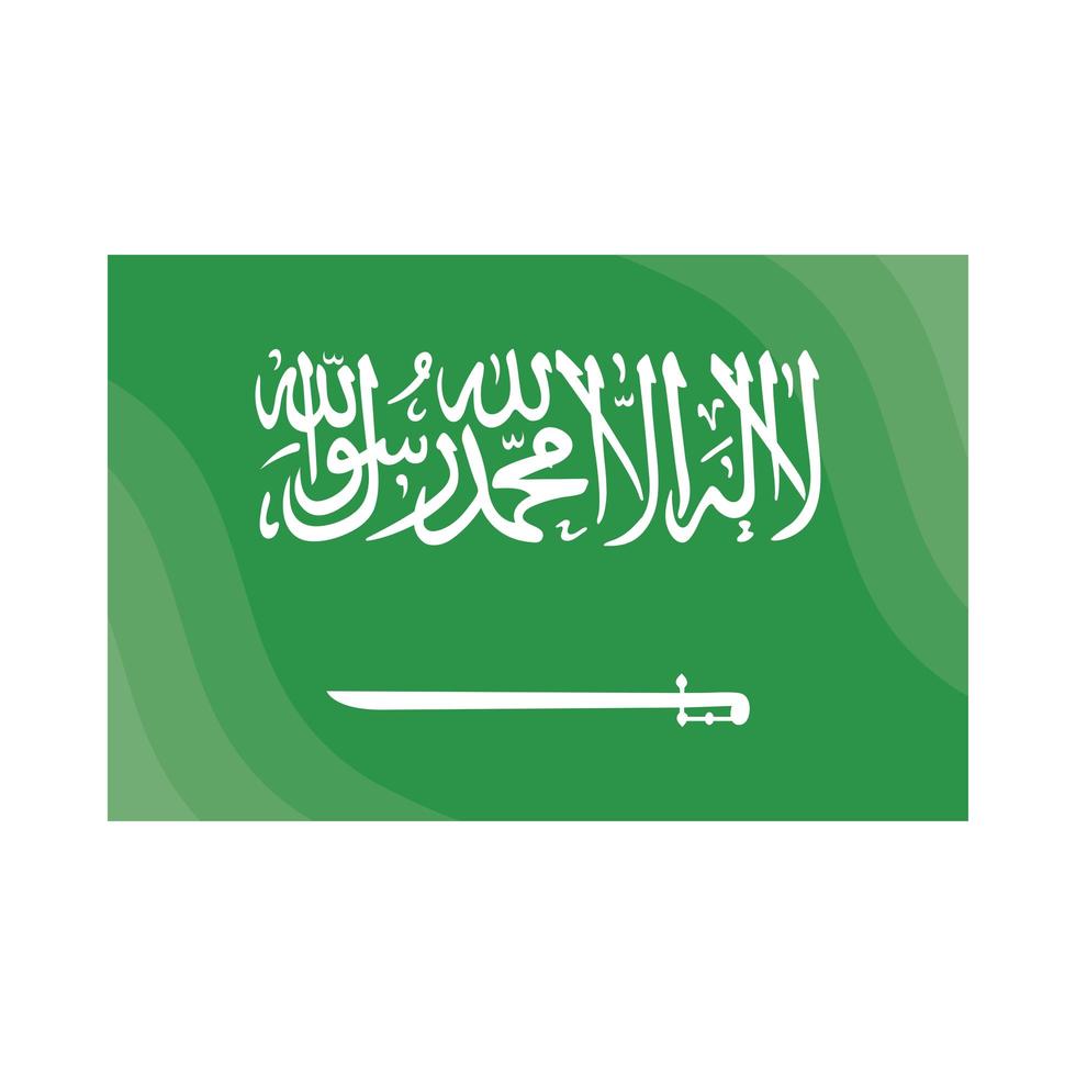 Saudi-Arabien Flagge vektor