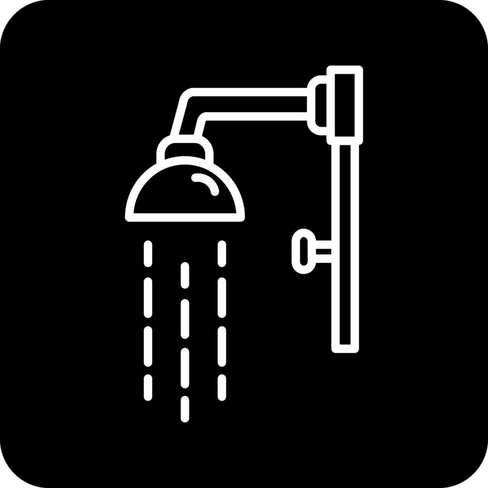 dusch huvud vektor ikon