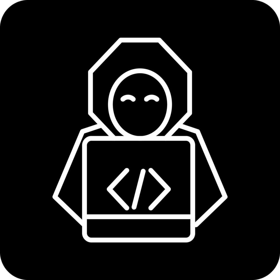 Hacker-Vektor-Symbol vektor