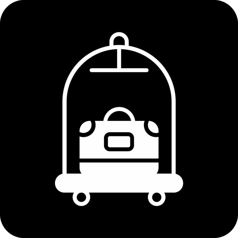 Gepäckwagen-Vektorsymbol vektor