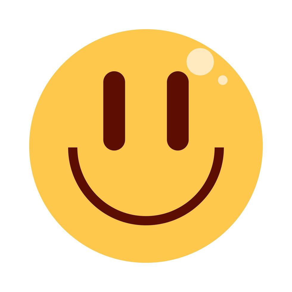 Smiley glückliche Emotionen vektor