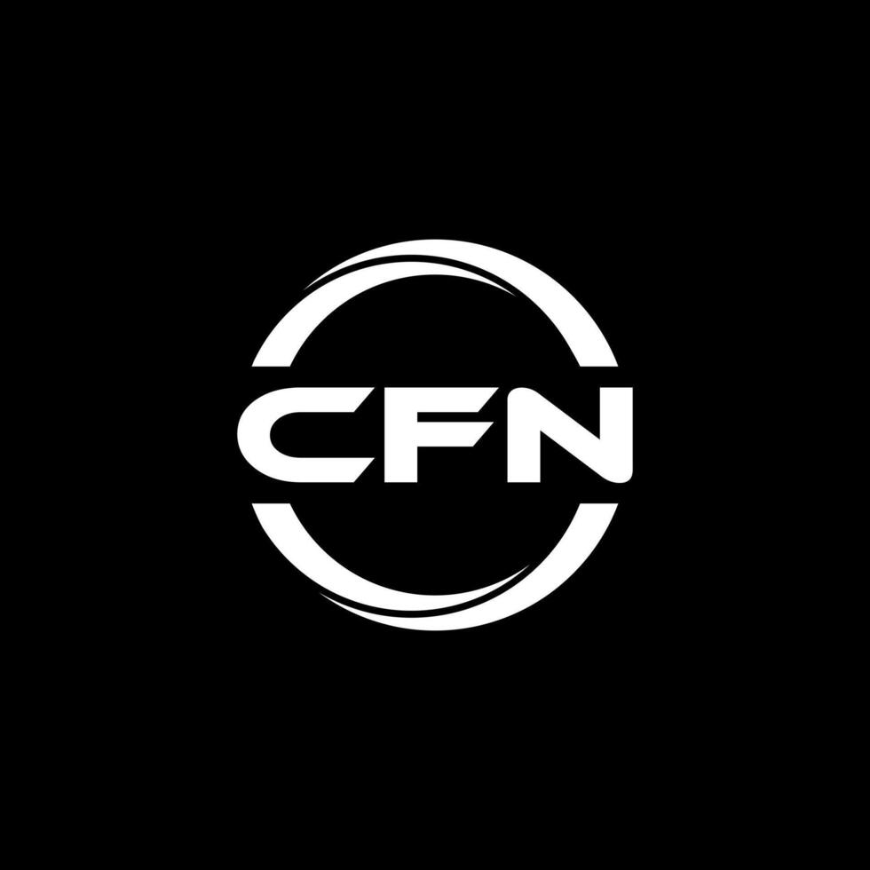 cfn brev logotyp design, inspiration för en unik identitet. modern elegans och kreativ design. vattenmärke din Framgång med de slående detta logotyp. vektor