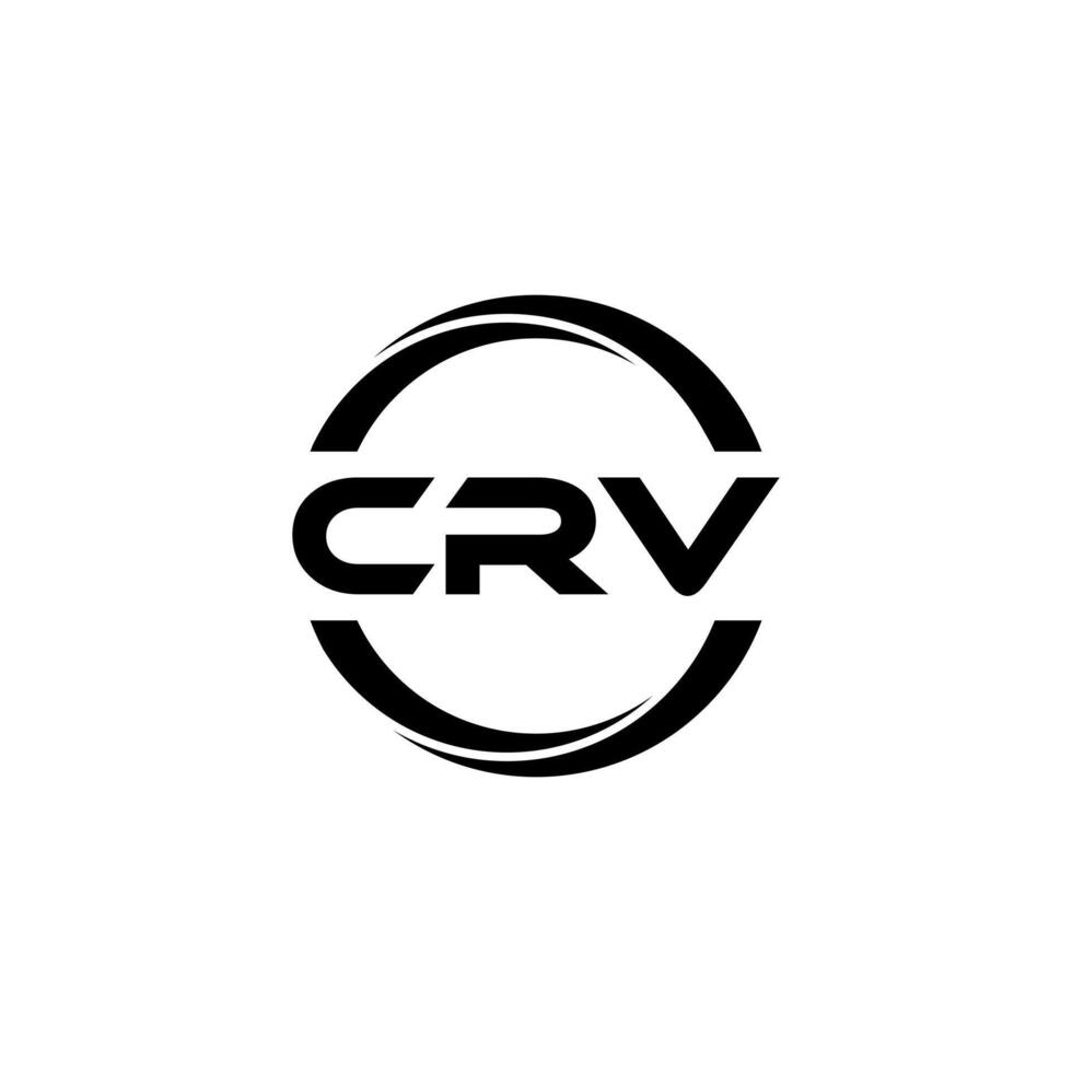 crv brev logotyp design, inspiration för en unik identitet. modern elegans och kreativ design. vattenmärke din Framgång med de slående detta logotyp. vektor