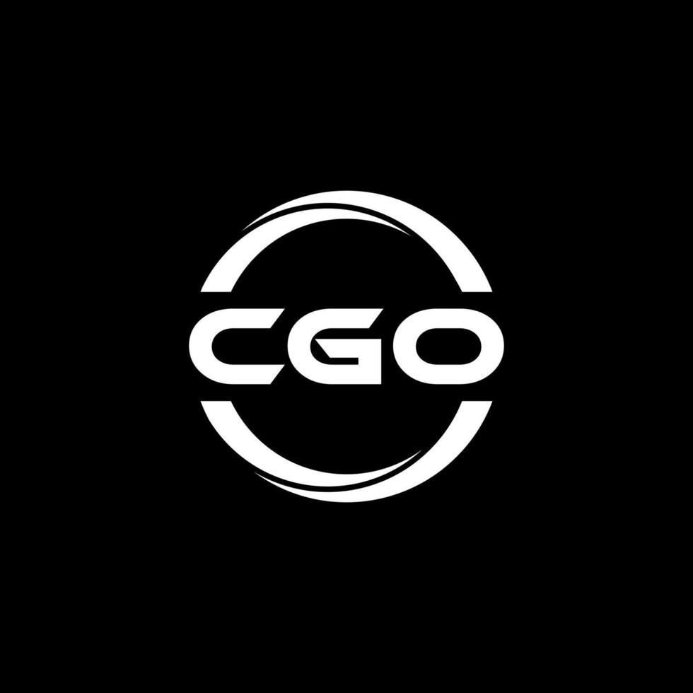 cgo Brief Logo Design, Inspiration zum ein einzigartig Identität. modern Eleganz und kreativ Design. Wasserzeichen Ihre Erfolg mit das auffällig diese Logo. vektor