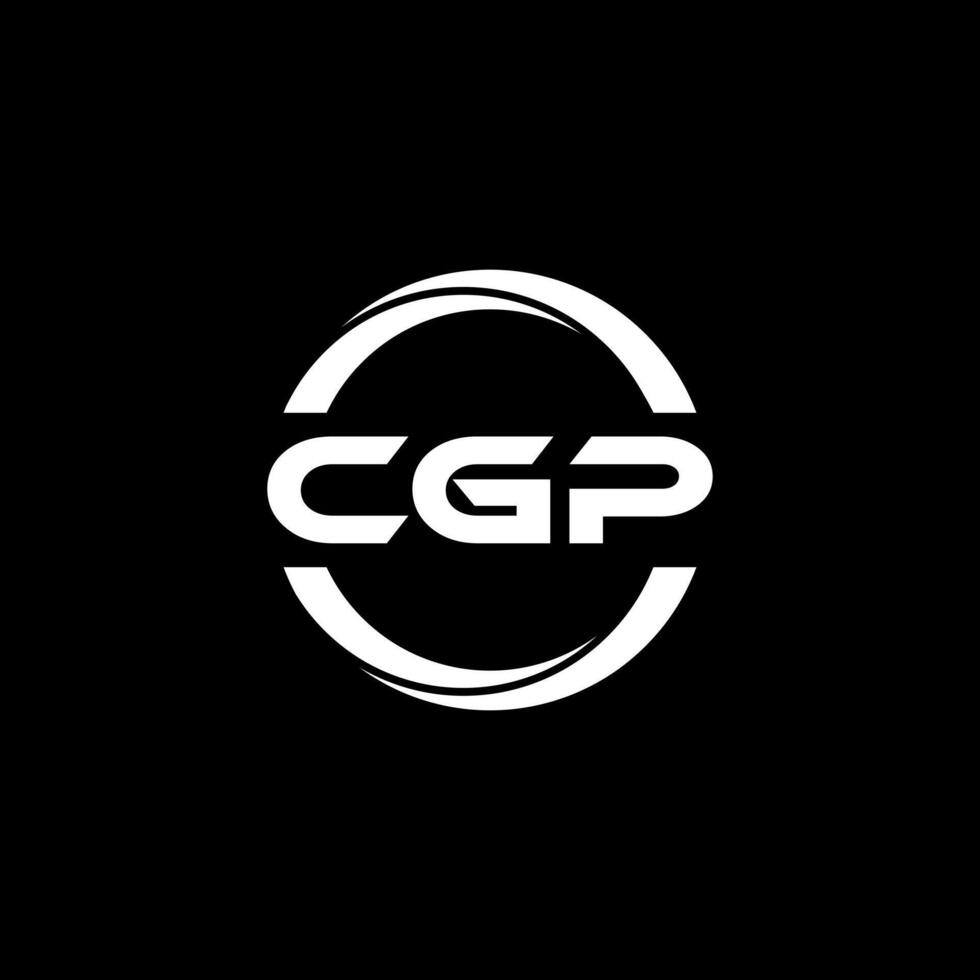 cgp Brief Logo Design, Inspiration zum ein einzigartig Identität. modern Eleganz und kreativ Design. Wasserzeichen Ihre Erfolg mit das auffällig diese Logo. vektor