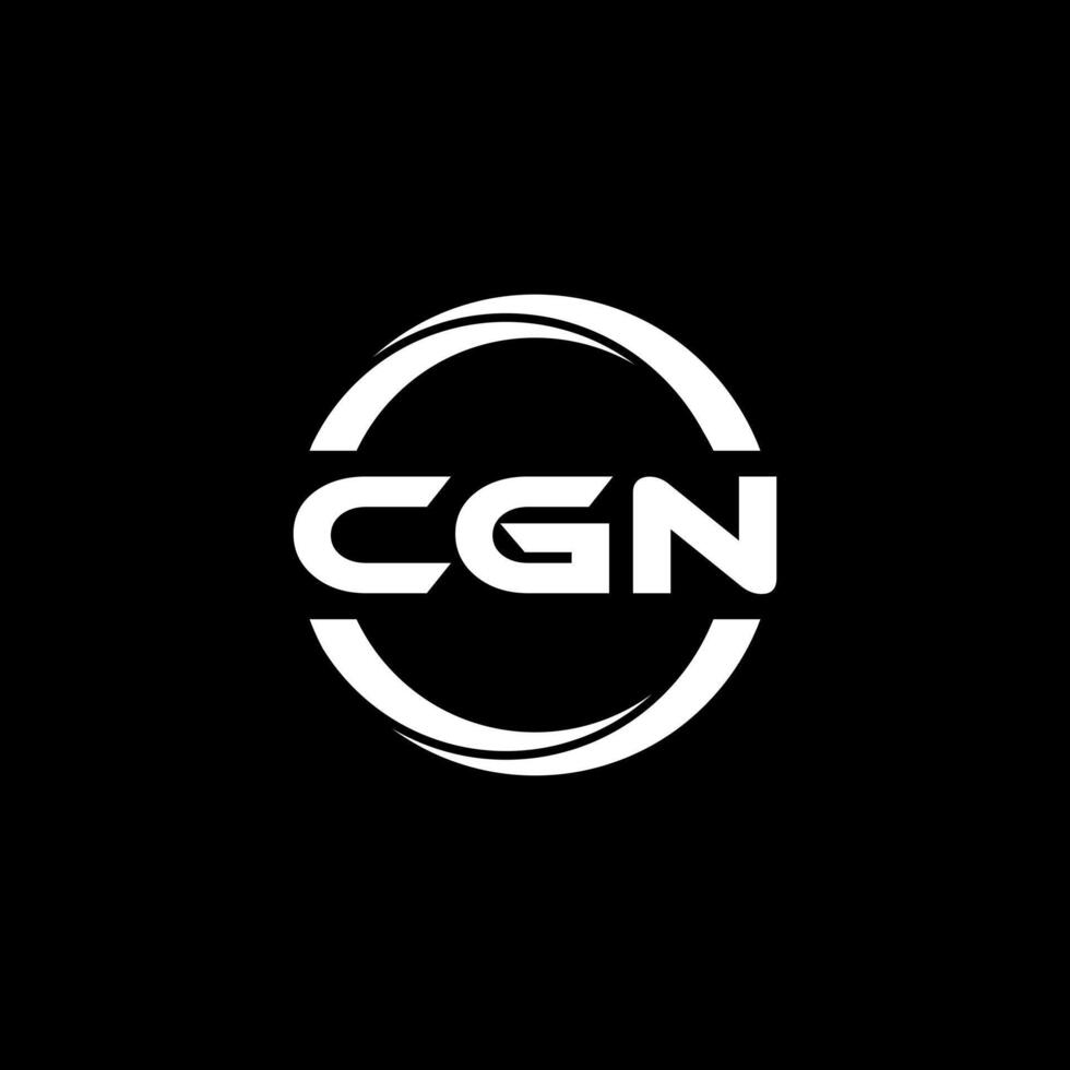 cgn Brief Logo Design, Inspiration zum ein einzigartig Identität. modern Eleganz und kreativ Design. Wasserzeichen Ihre Erfolg mit das auffällig diese Logo. vektor