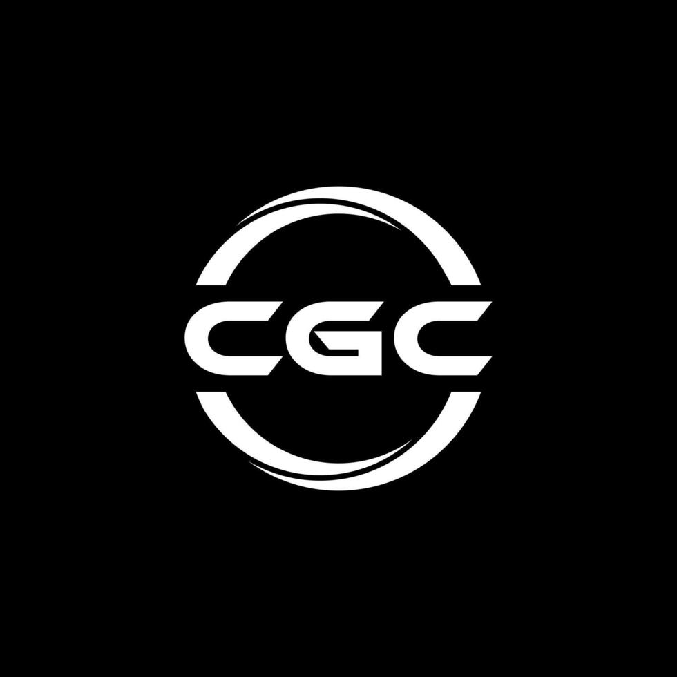 cgc Brief Logo Design, Inspiration zum ein einzigartig Identität. modern Eleganz und kreativ Design. Wasserzeichen Ihre Erfolg mit das auffällig diese Logo. vektor