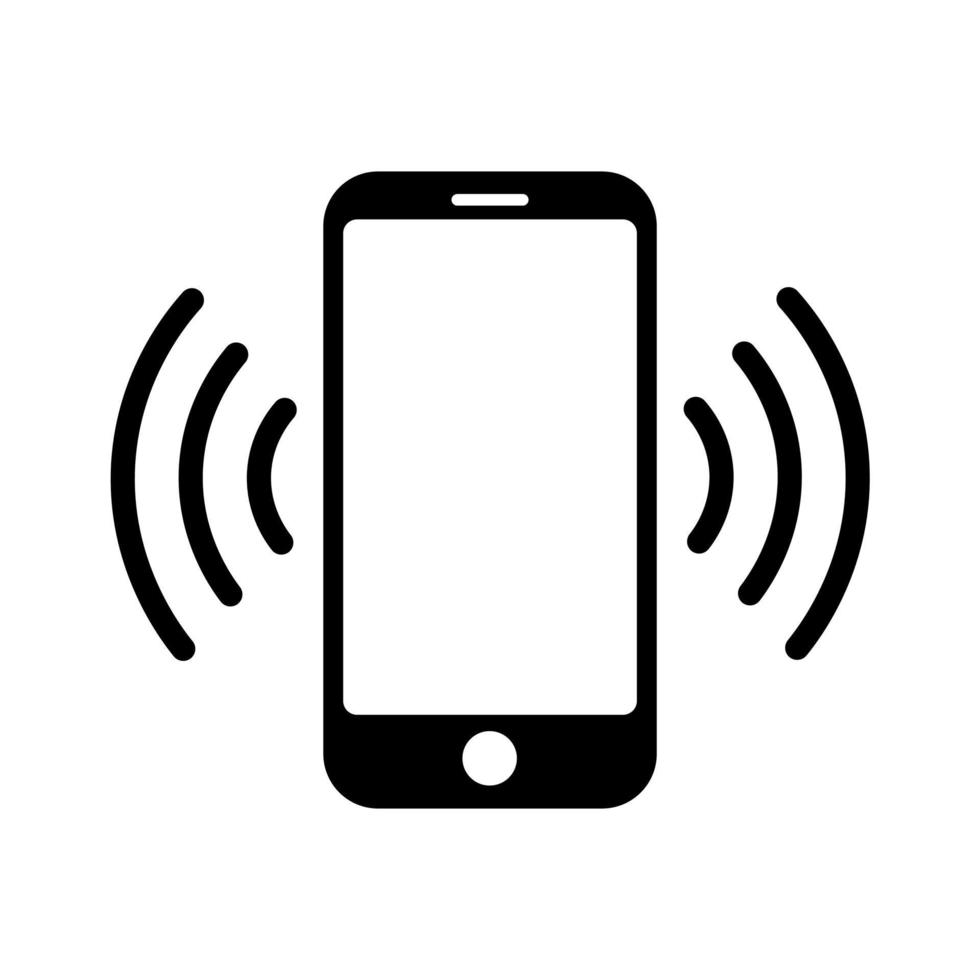 telefonikon telefonikonsymbol för app och budbärare vektor