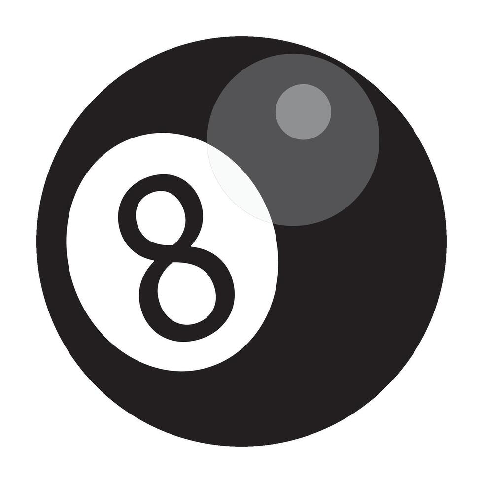 Billard- Symbol Logo Vektor Design Vorlage