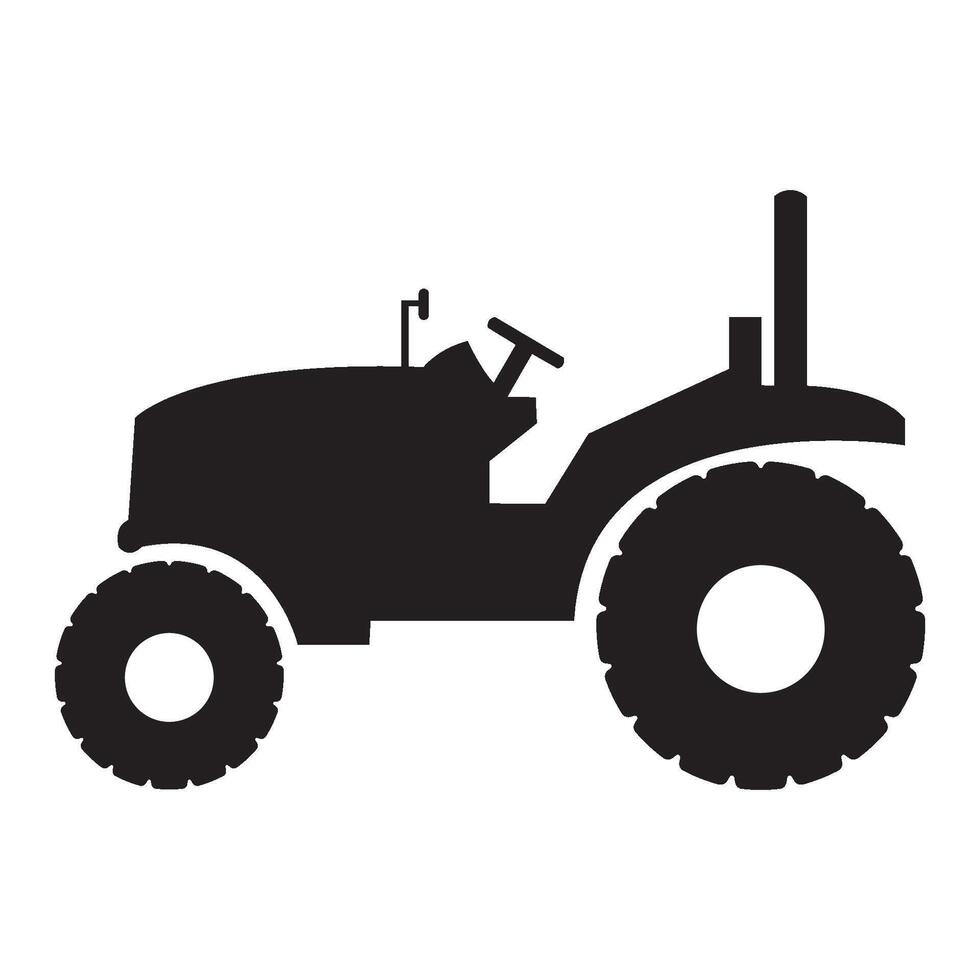 traktor ikon logotyp vektor design mall