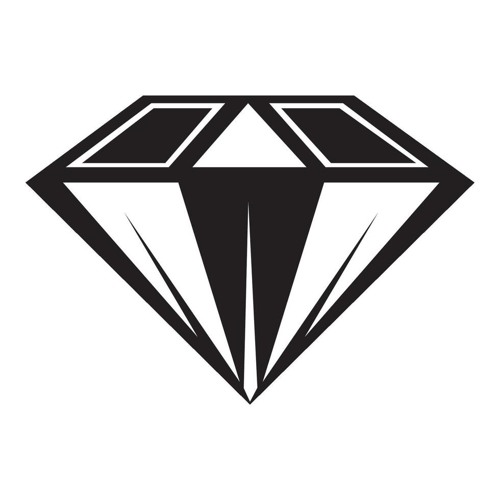 Diamant-Symbol-Logo-Vektor-Design-Vorlage vektor