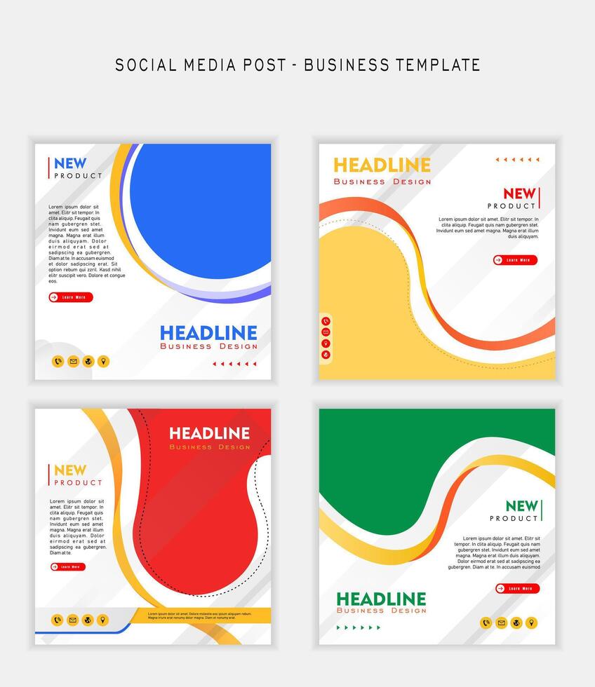 social media posta mall modern design, för företag digital marknadsföring uppkopplad, baner och affisch vektor