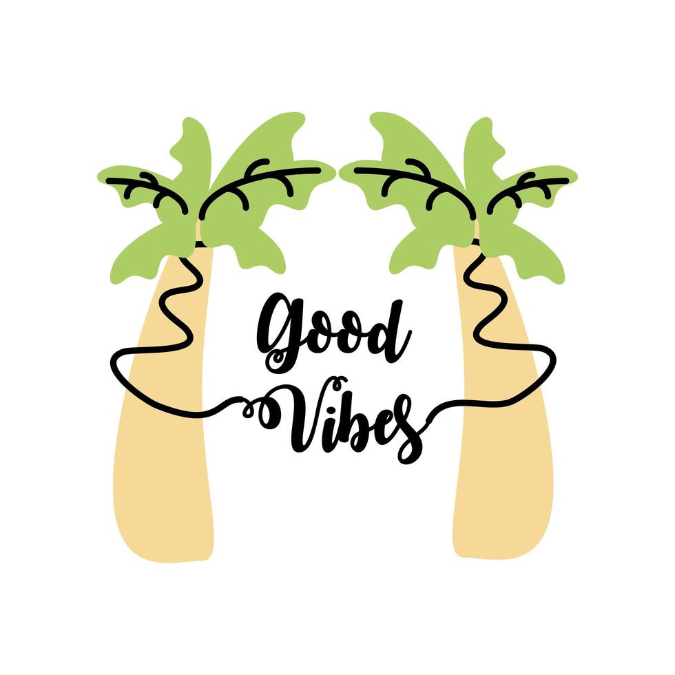 gute vibes-inspiration vektor