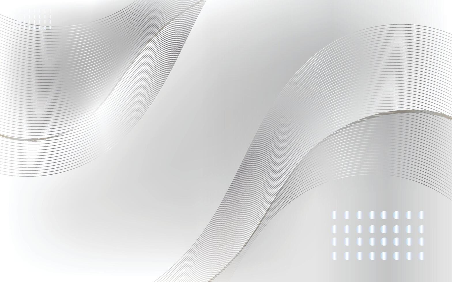 Weiß abstrakt Welle Hintergrund Vektor Design