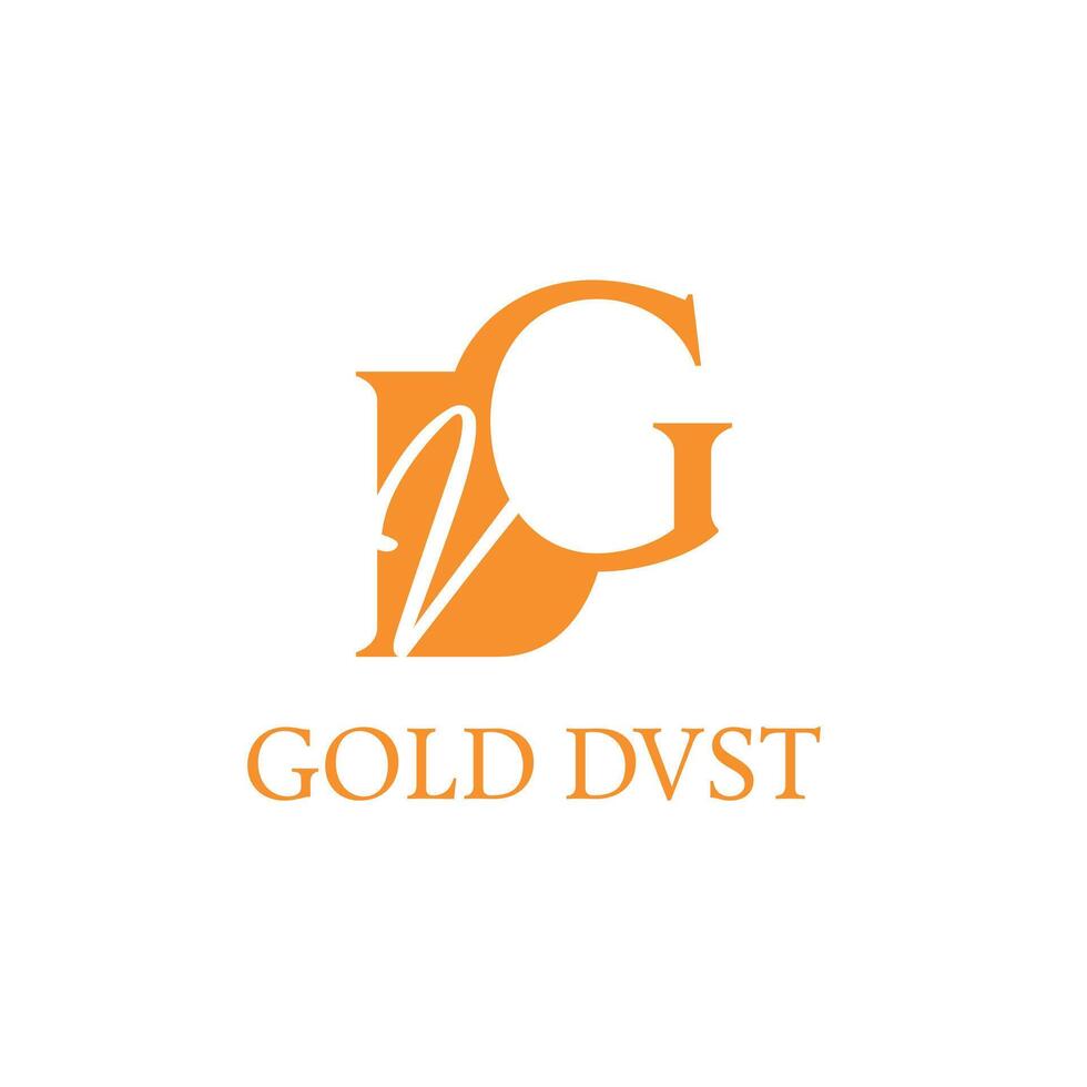 dgv Logo Design zum ein Mode Marke, Briefmarke Logo Design vektor