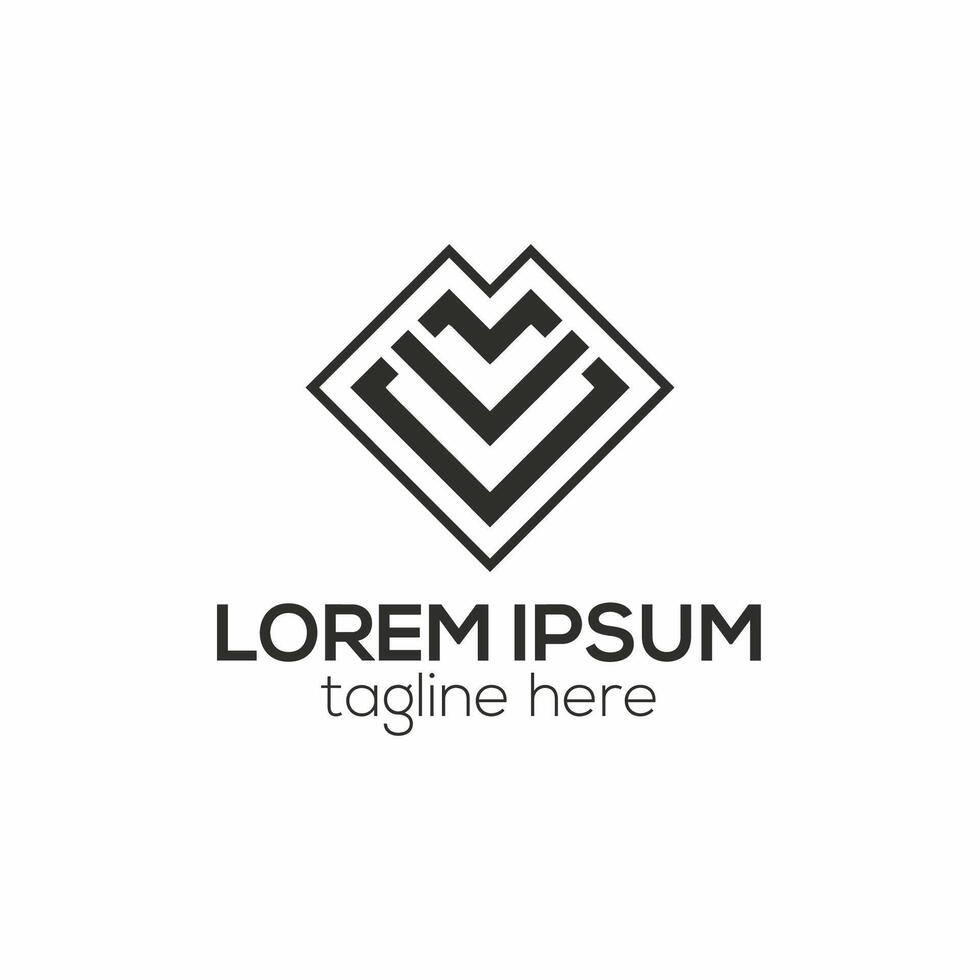 modern m Brief Logo, m abstrakt Logo Design Konzept isoliert Vektor Vorlage Illustration