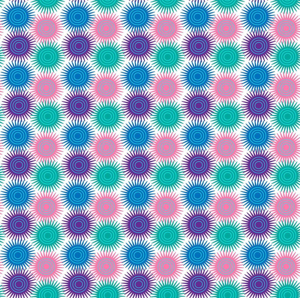 sömlös textur dekorerad med färgrik abstrakt mönster vektor