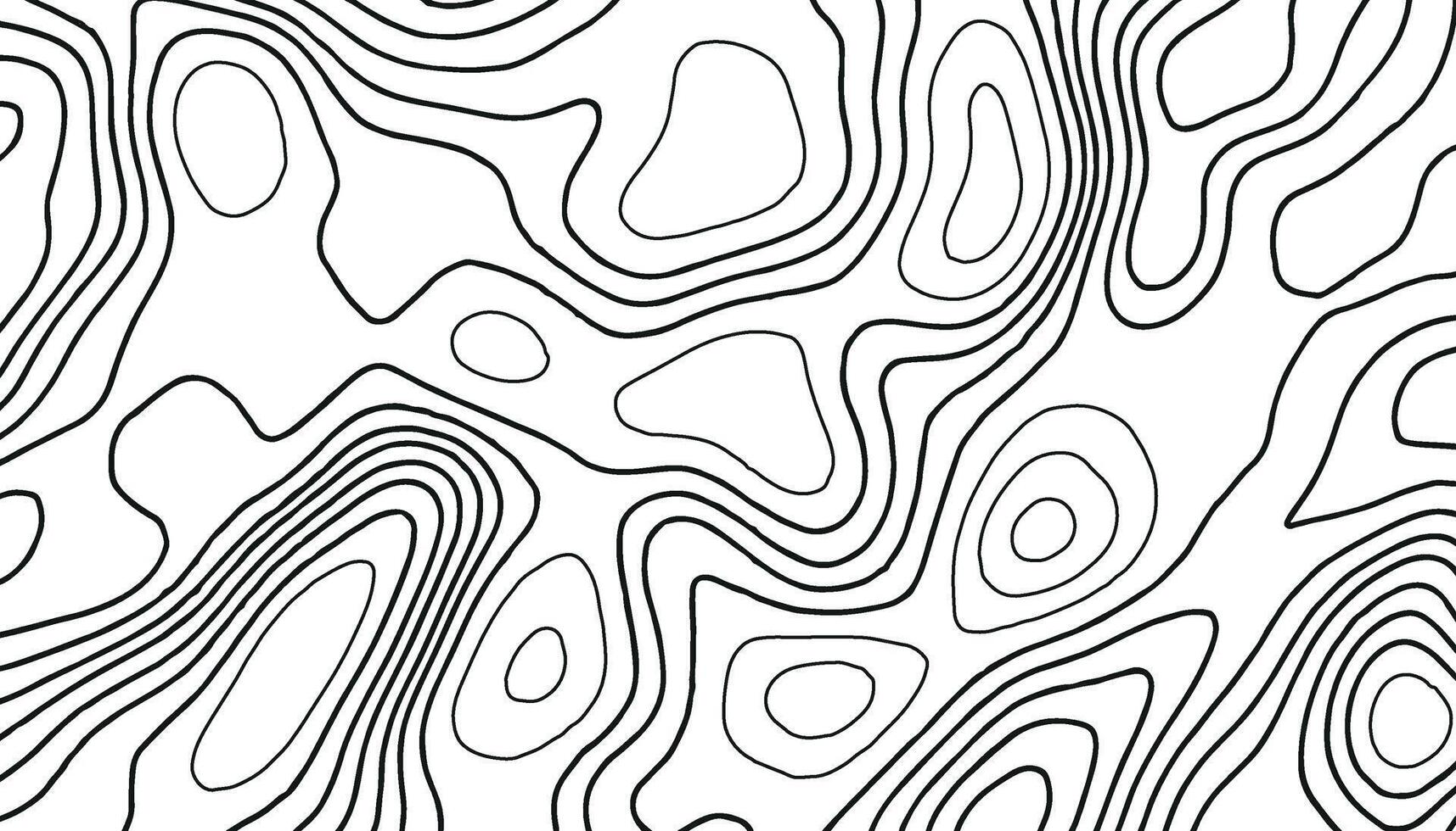 topografisk bakgrund. abstrakt vågig och böjd rader bakgrund. abstrakt mönster med rader. bakgrund av de topografisk Karta. abstrakt geometrisk topografisk kontur Karta bakgrund vektor