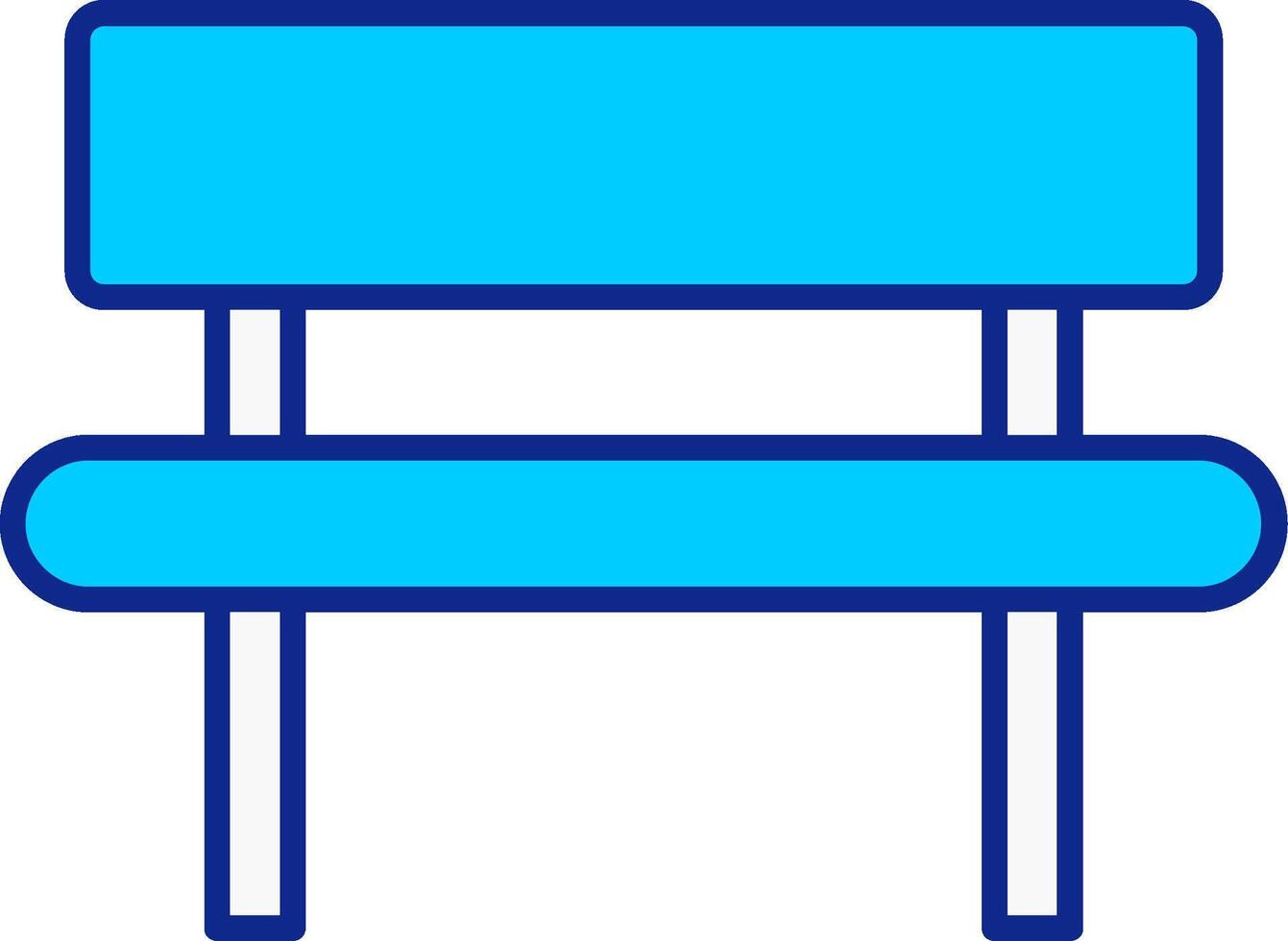 Bank Blau gefüllt Symbol vektor