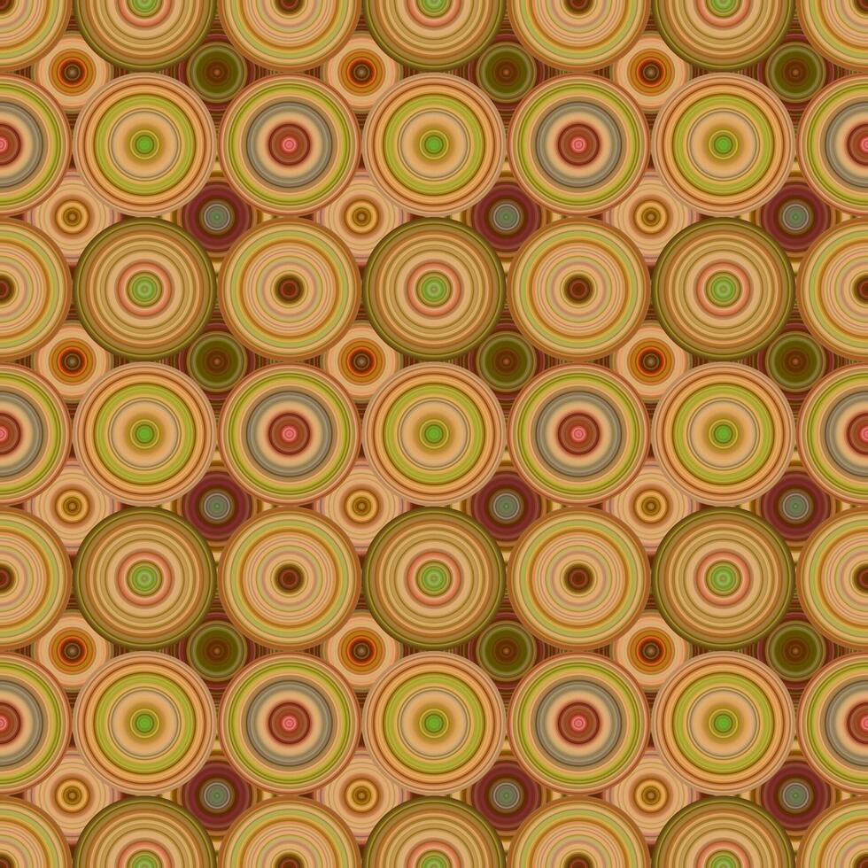 geometrisk cirkel mosaik- mönster bakgrund - repeterbar grafisk vektor