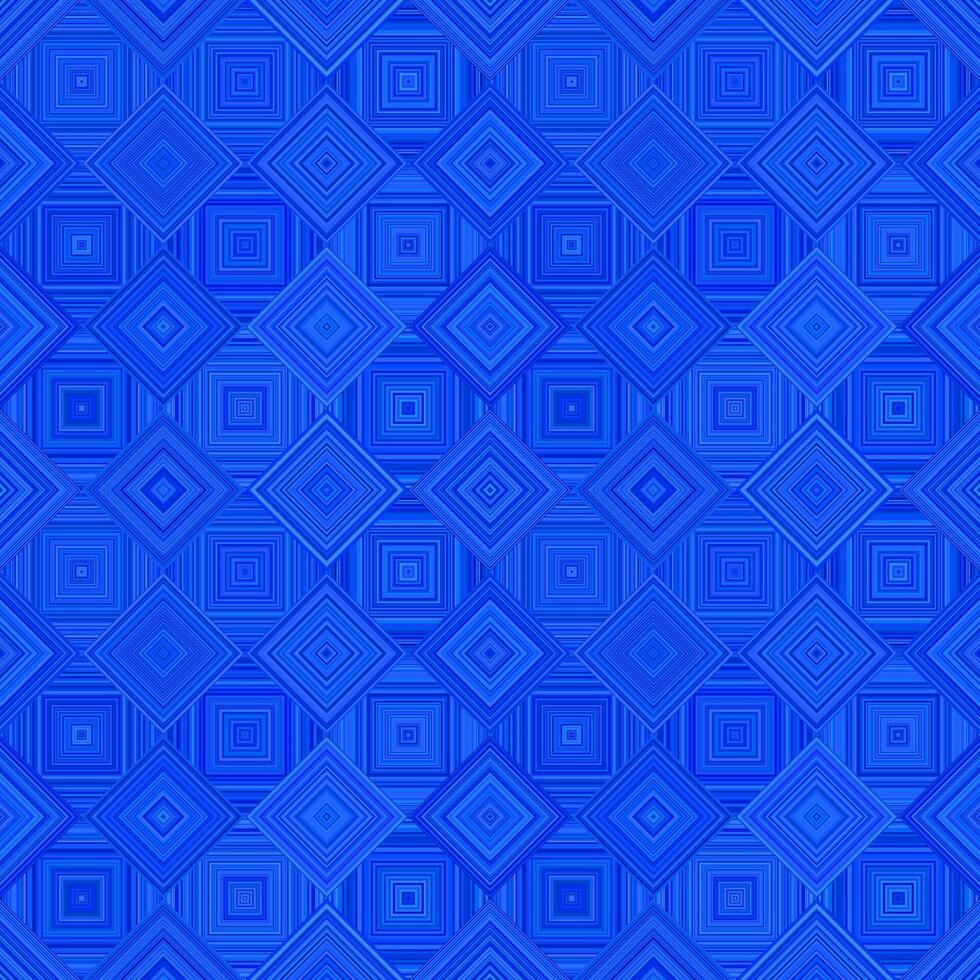 Blau abstrakt geometrisch diagonal Platz Mosaik Fliese Muster Hintergrund - - wiederholen Illustration vektor