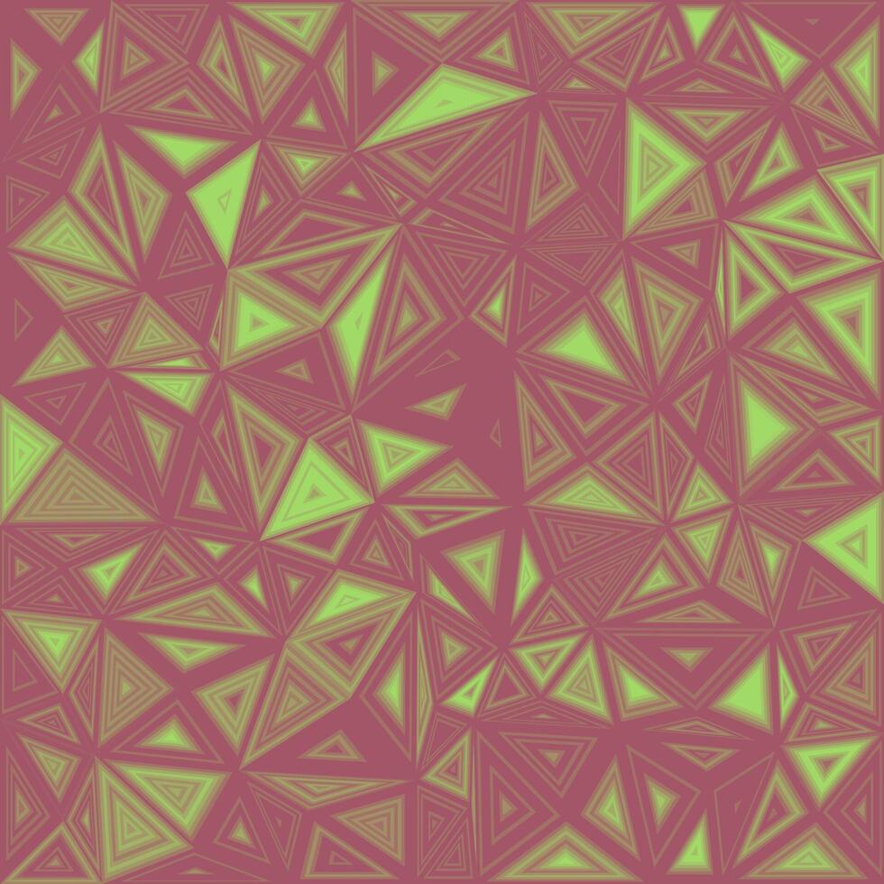 abstrakt kaotisk vektor triangel mosaik- bricka bakgrund