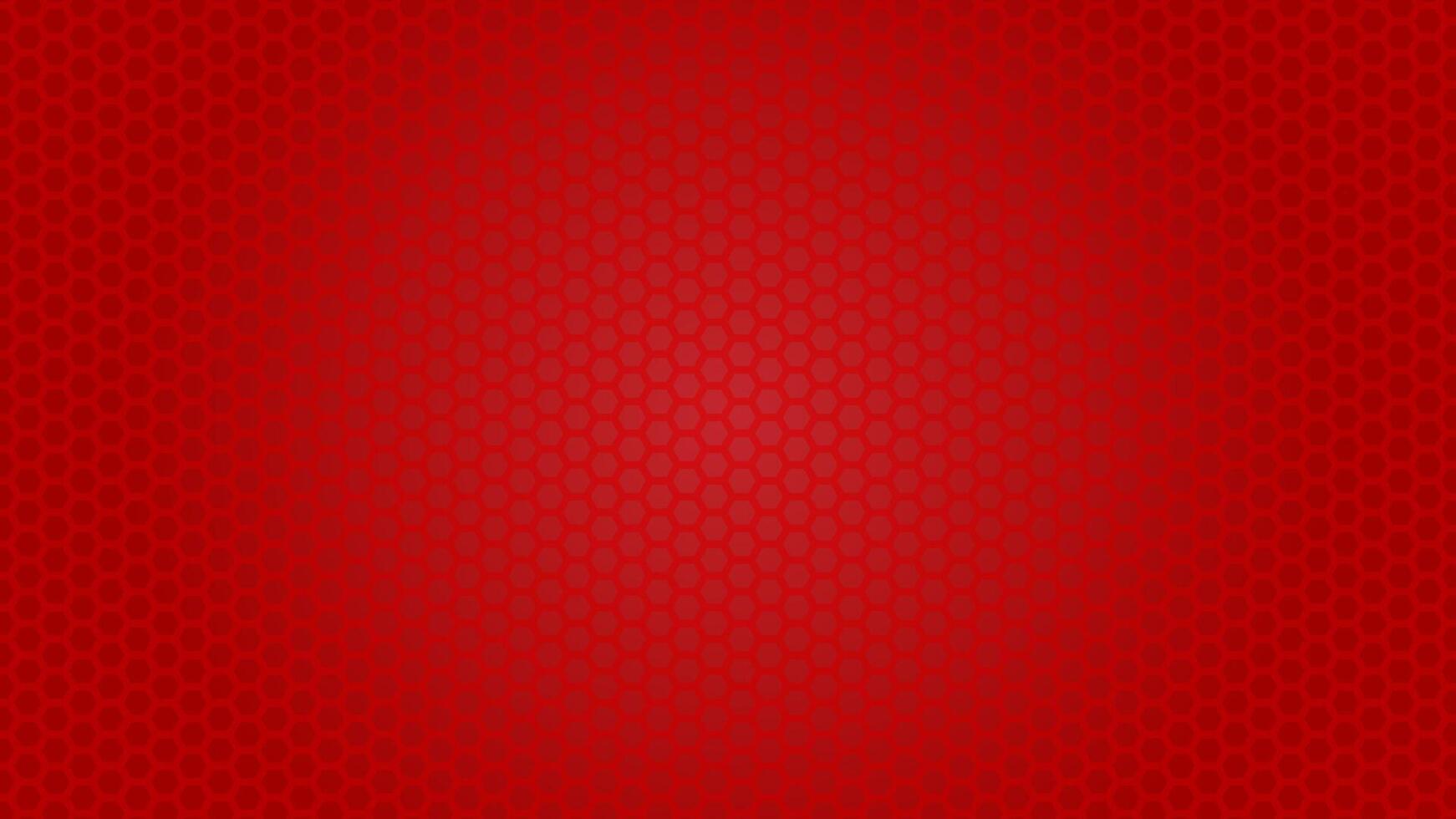 rot sechseckig Muster Hintergrund vektor
