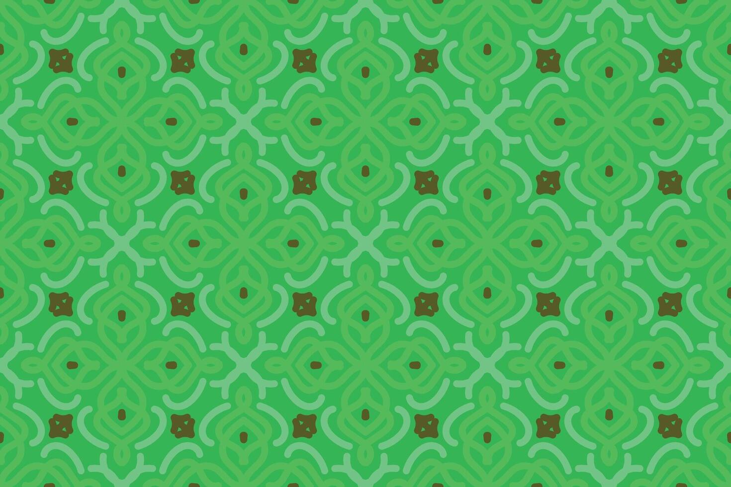orientalisch Muster. glatt Grün Hintergrund mit Arabisch Ornamente. Muster, Hintergrund und Hintergrund zum Ihre Design. Textil- Ornament. Vektor Illustration.