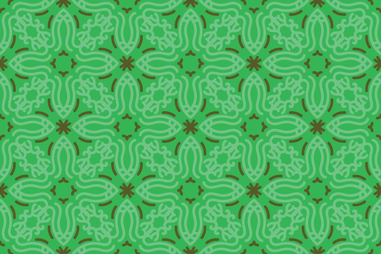 orientalisk mönster. slät grön bakgrund med arabicum ornament. mönster, bakgrund och tapet för din design. textil- prydnad. vektor illustration.