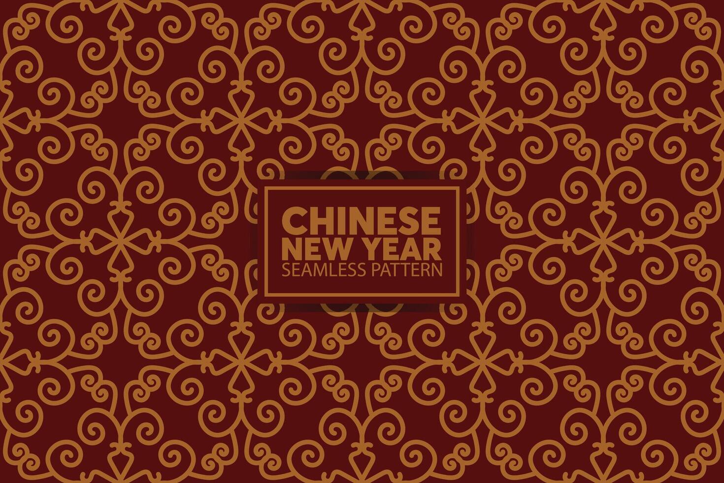 Chinesisch Neu Jahr nahtlos Muster Hintergrund vektor