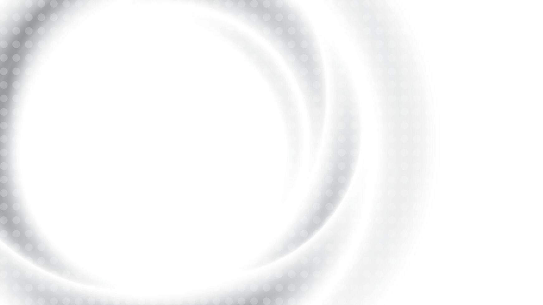 abstrakt Weiß und grau Farbe, modern Design Streifen Hintergrund mit geometrisch runden Form, Halbton Wirkung. Vektor Illustration.