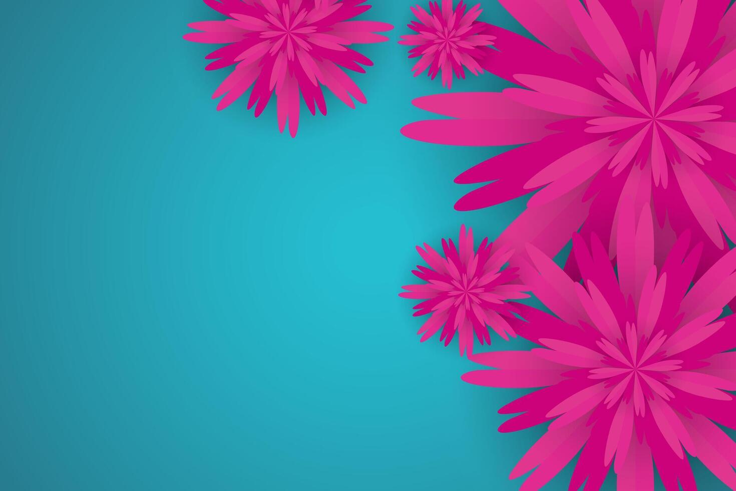 ein Rosa Blume auf Licht Blau Hintergrund, Hintergrund, Poster, Post Karte Vektor Design Konzepte zum Damen Tag Konzept Vektor Vorlagen