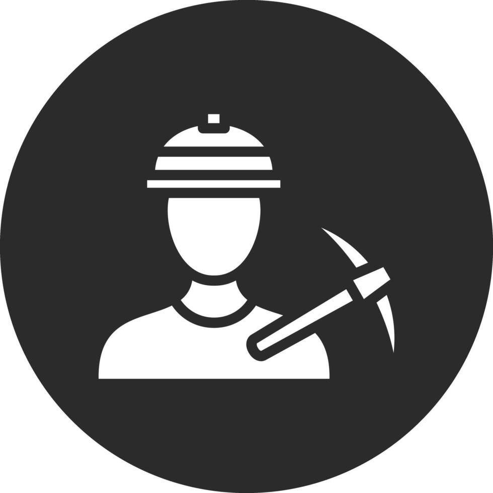 gruvarbetare vektor ikon